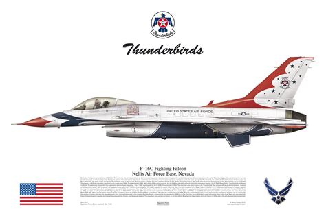 Aircraft Profile Print Of F J Phantom Ii Vf Ghostriders Aj