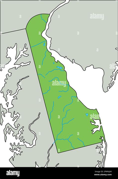 Mappa Fisica Del Delaware Immagini E Fotografie Stock Ad Alta