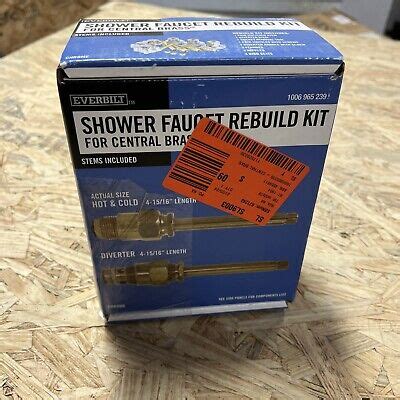 Everbilt Shower Faucet Rebuild Kit Stems Included For Central Brass