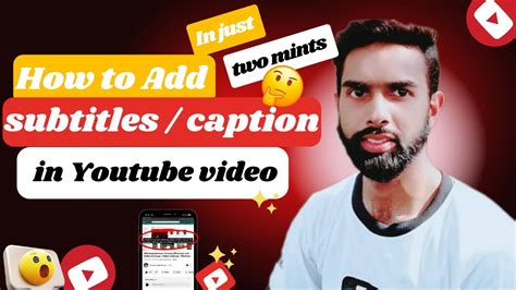 How To Add Subtitles To A Video How To Add Subtitles In Youtube Video