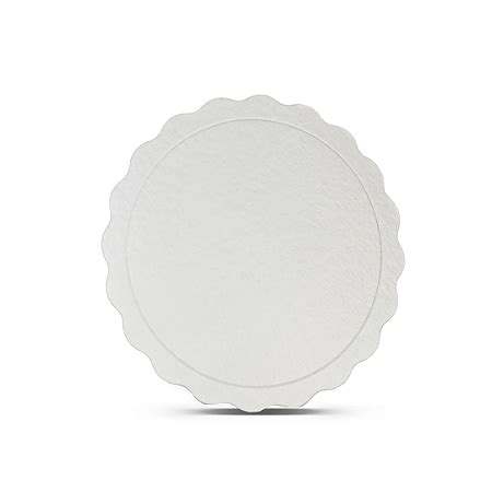 Prato Cake Board Cm Branco Embalagens Limpeza E Alimentos Whb