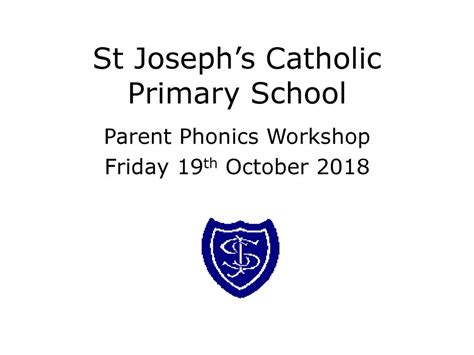 St Joseph’s Catholic Primary School Ppt Download