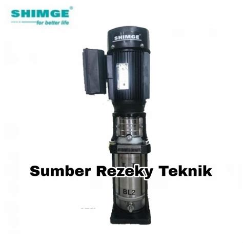 Jual Pompa Booster Air Shimge Bl Phase Vertical Multistage Pump