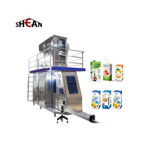 Automatic Tetrapack Aseptic Brick Carton Filling Machine With Uht