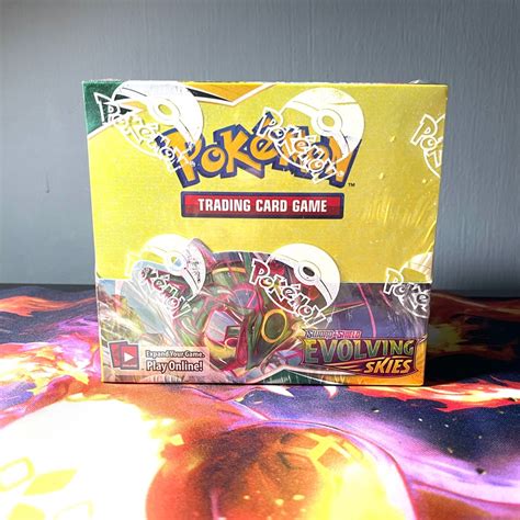 Sealed Evolving Skies Booster Box Pokemon Trading Card Game Hobbies