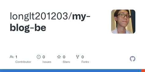Github Longlt201203my Blog Be