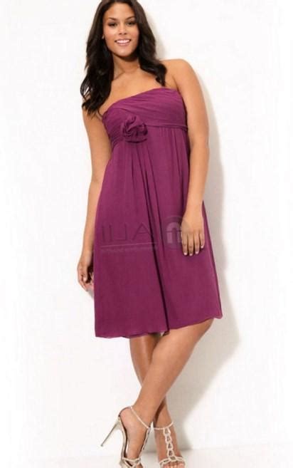 Strapless Dress Plus Size Pluslook Eu Collection