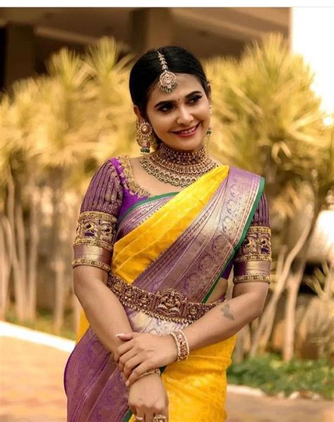 Pin By Geetanjali Venkat On Wedding In Wedding Saree Blouse