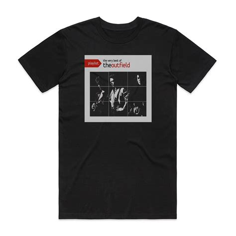 The Outfield Playlist The Very Best Of The Outfield Album Cover T Shirt