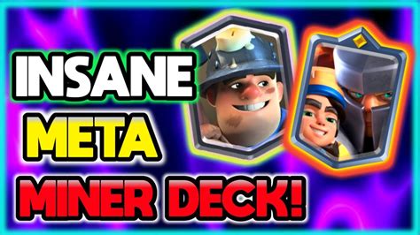 Best Miner Poison Deck In The Current Meta Of Clash Royale Youtube