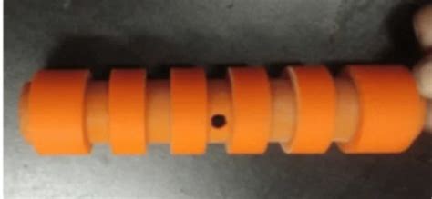 Degree Shore A Orange Silicone Rubber Roller For Conveyors Industry