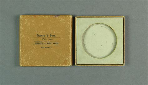 Cardboard Medal Presentation Box Australian Sports Museum