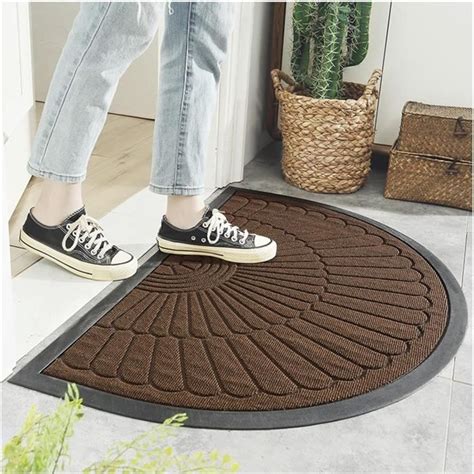 Tapis De Porte Demi Rond Tapis De Protection Avec Chemin D Accès