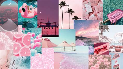 Summer Collage Laptop Wallpaper Desktop Wallpaper Summer Summer