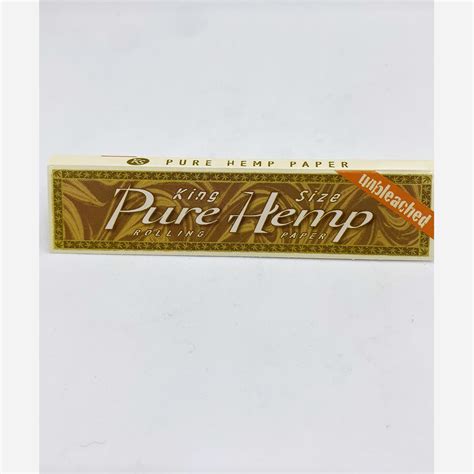 Papel Pure Hemp Umbleached King Size Tabacosweb