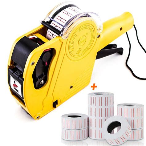 8 Digit Mx 5500 Eos Price Tag Gun Pricing Date Label Maker And 10 Roll