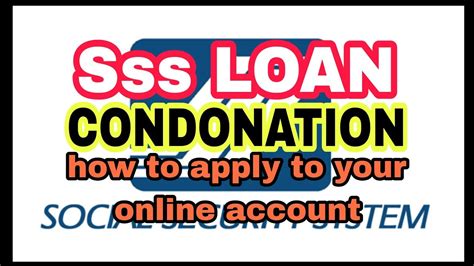 Madali Lang Mag Apply Ng SSS LOAN CONDONATION SA ONLINE Lizielestoy