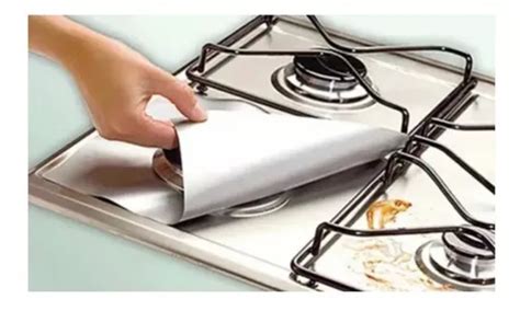 Pack Lamina De Aluminio Protector Para Cocina A Gas Cuotas Sin Inter S