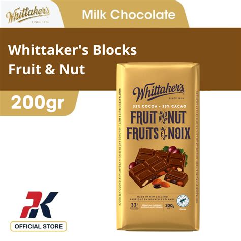 Whittakers Blocks Fruit And Nut 200 G Lazada Indonesia