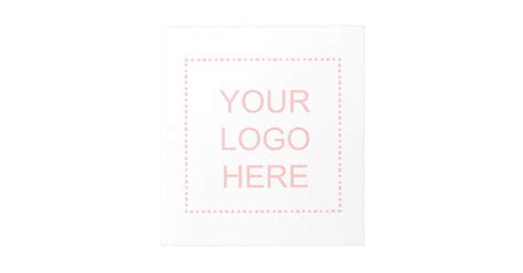 Custom business logo note pads | Office supply | Zazzle