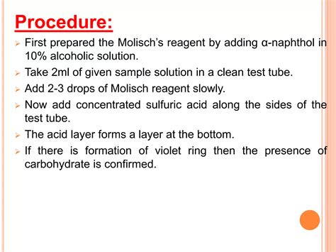 Molischs Test