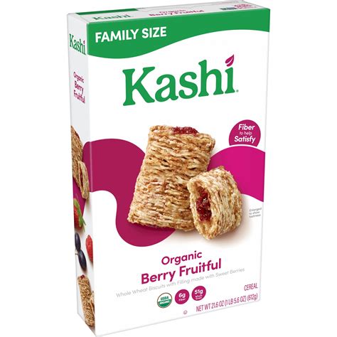 Kashi Cold Breakfast Cereal Vegan Protein Organic Fiber Cereal