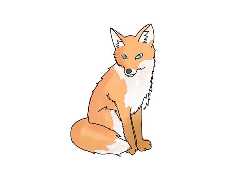 Easy Steps To Draw A Fox