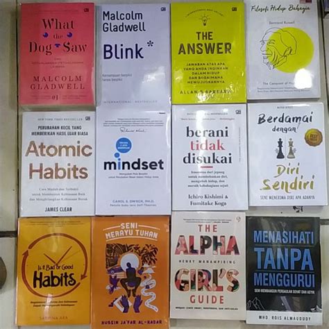 Jual Paket Buku Motivasi Atomic Mindset Habits Shopee Indonesia