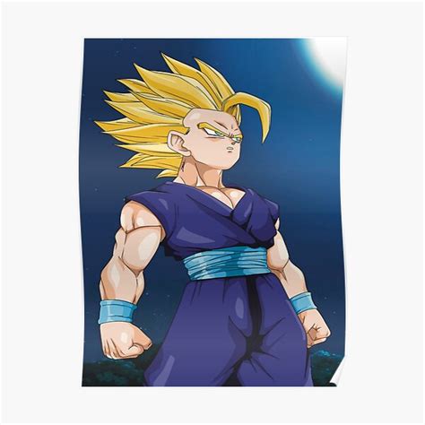 Gohan Ssj2 Poster For Sale By Hakim Fares Redbubble