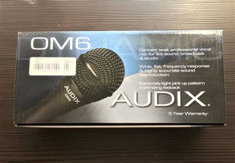 Audix オーディックス Om6 ボーカル向け ダイナミックマイク ハイパーカーディオイドダイナミックマイク｜売買されたオークション情報