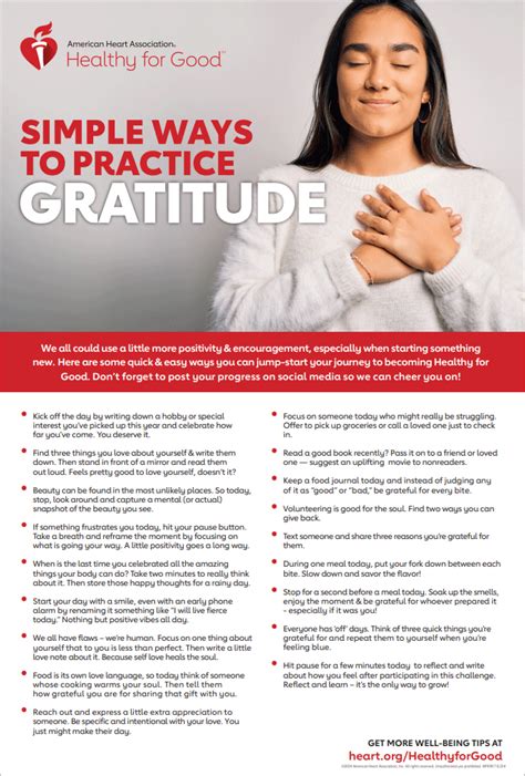 Simple Ways To Practice Gratitude Go Red For Women