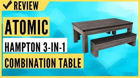 Atomic 7 Hampton 3 In 1 Combination Table Includes Billiards Review