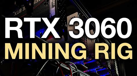 RTX 3060 Ravencoin Mining Rig Build YouTube