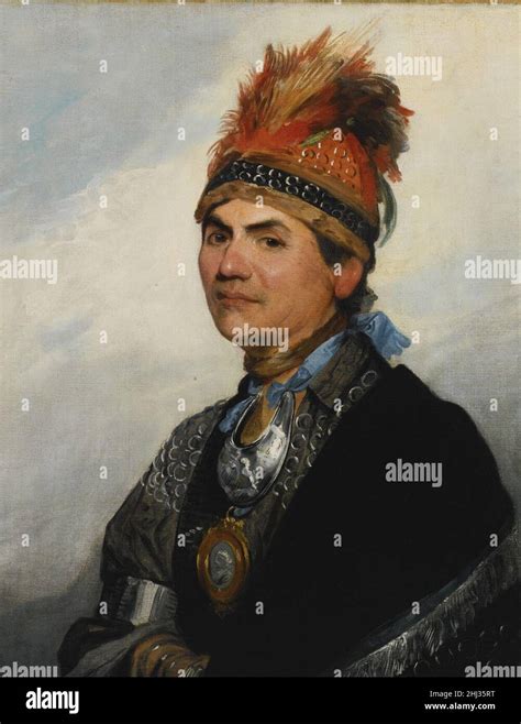 Joseph Brant By Gilbert Stuart 1786 Oil On Canvas Stock Photo Alamy