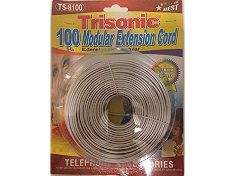 Trisonic Telephone Extension Cord