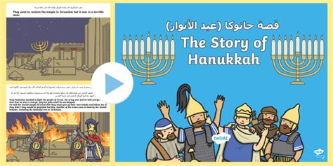 The Story Of Hanukkah Powerpoint Arabicenglish