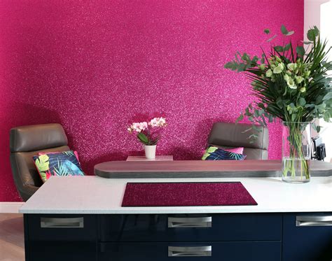 Pink Glitter Wall Paint