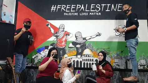 Free Palestine Lukisan Mural Viral Di Harian Metro Youtube