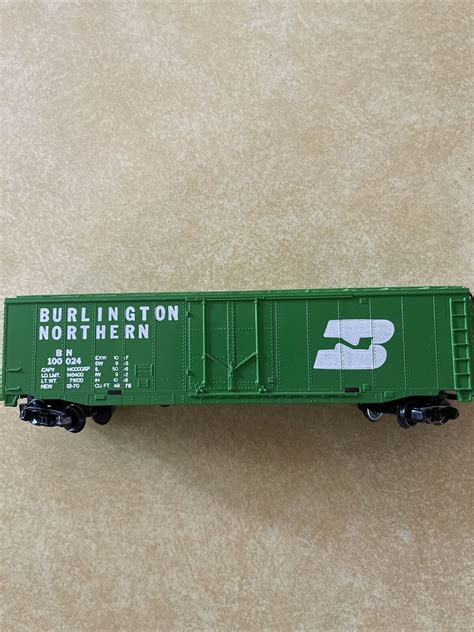 TYCO Ho Scale Burlington Northern BN 100024 Green Freight Car Train EBay