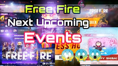 Free Fire Next Upcoming Events Ll Free Gloul Skin Ll New Bundles 😱😱😱 Ll