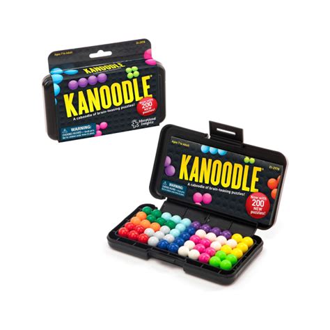 Learning Resources Kanoodle 3D Brain Teaser Puzzle Game Logic Puzzle Featuring 200 Challenges ...