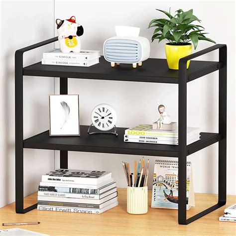 Latitude Run Desktop Organizer Shelf Office Storage Rack Computer Desk