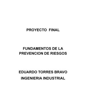 tarea 4 PREVENCION DE RIESGOS FUNDAMENTOS DE LA PREVENCIÓN DE RIESGOS