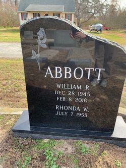 William Robert Abbott 1945 2010 Mémorial Find a Grave