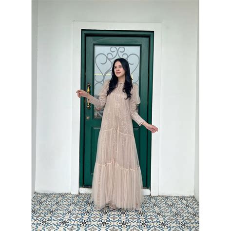 Jual Amrthelabel Oscar Hijab Nude Cream Shopee Indonesia