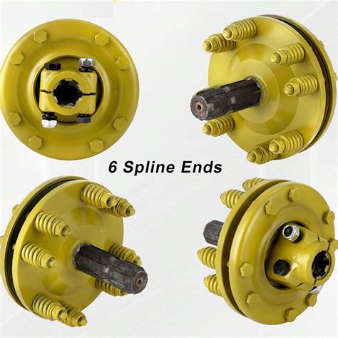 Slip Clutch 1 38 6 Spline Ends And Smooth Round Pto Friction Clutch