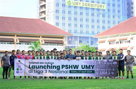 Siap Berkompetisi Di Liga 3 Nasional Tim PSWH UMY Resmi Terbentuk