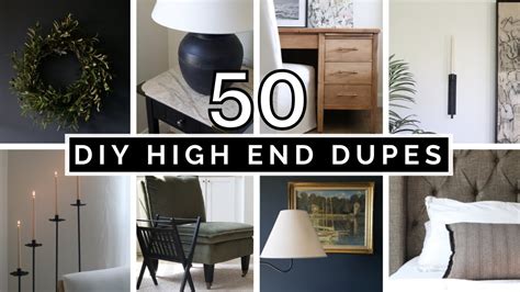 50 DIY HIGH END HOME DECOR THRIFTED DUPES YouTube