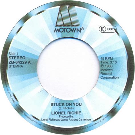 Lionel Richie - Stuck on You (7"si NL 1983) - Het Plaathuis