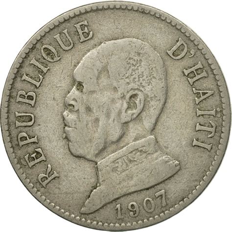 547608 Monnaie Haïti 20 Centimes 1907 TB Copper nickel KM 55